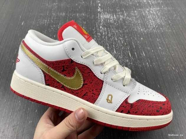  Jordan 1 Low Spades DJ5186-100  1031